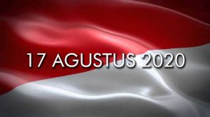 Kibaran Bendera kemerdekaan Republik Indonesia 17 Agustus 2020