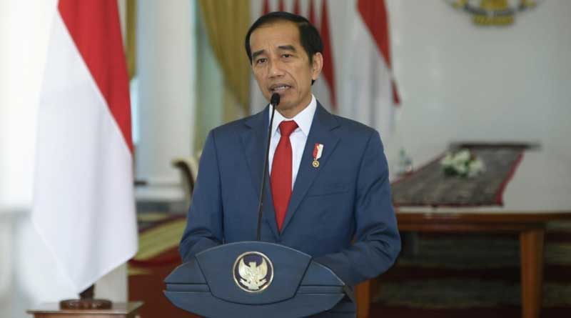 Presiden Joko Widodo Memberi sambutan Kepada Capaja TNI-Polri