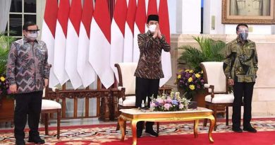 Presiden Joko Widodo membuka Kongres XXXI HMI Tahun 2021 dari Istana Negara