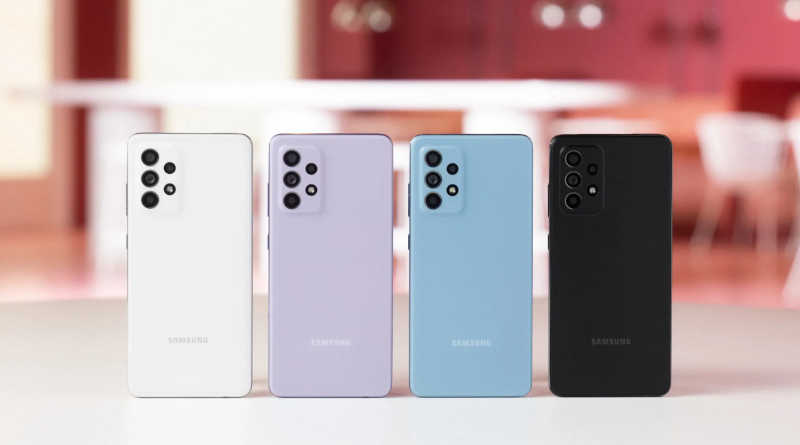Smartphone Samsung Galaxy A52 dan A72